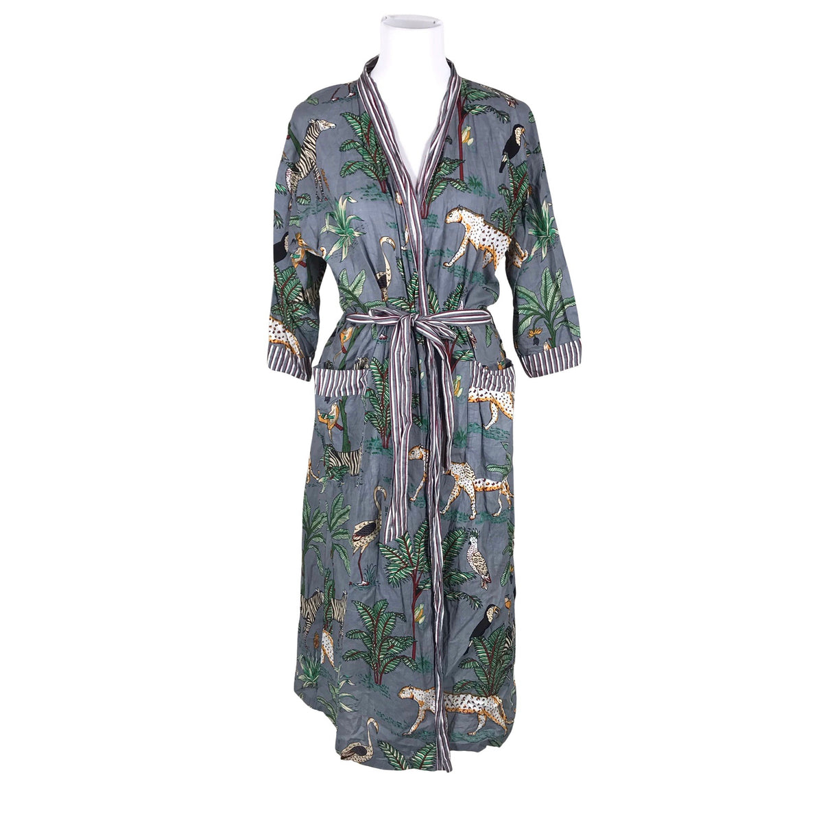 Unisex Susan Wainwright - Hommikumantel, suurus 38 - Hall (1)