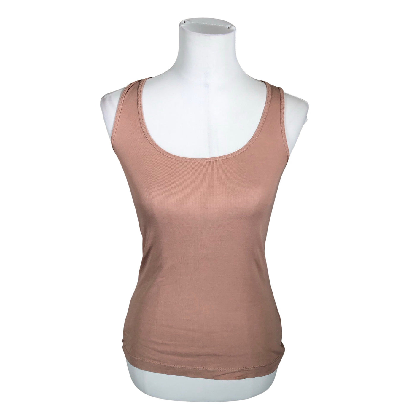 Unisex Lindex - Trikotaažist topp, suurus 36 - Heleroosa (1)