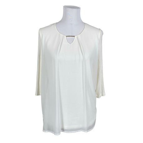Unisex Barbara Lebek - Pluus, suurus 38 - Looduslik valge ()