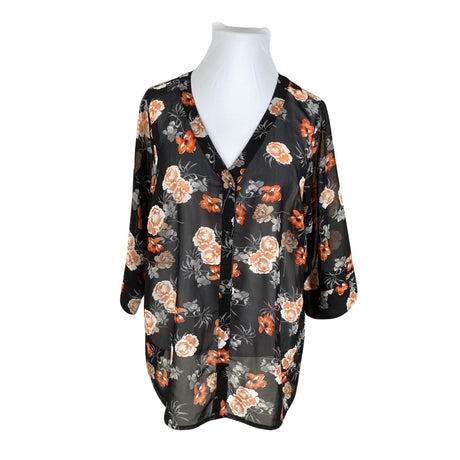 Unisex Zizzi - Õhuke tuunika, suurus 44 - Must ()