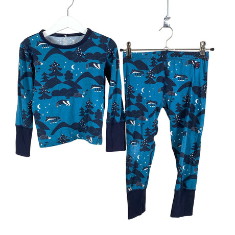 Unisex Polarn O. Pyret - Ööpesu, suurus 98 - 104 - Sinine ()