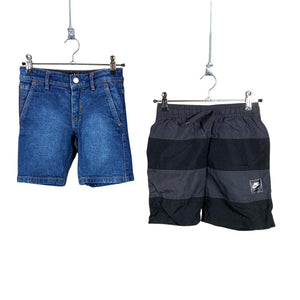 Unisex Molo Kids - Teksast lühikesed püksid, suurus 128 - 134 - Sinine (1)
