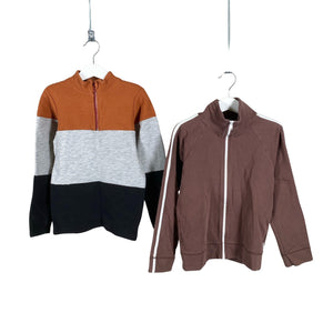 Unisex Polarn O. Pyret - Dressikangast pluus, suurus 122 - 128 - Pruun (1)