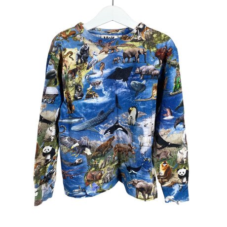 Unisex Molo Kids - Trikotaažist pluus, suurus 122 - 128 - Sinine ()