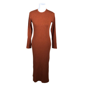 Unisex Thinking Mu - Trikotaažist kleit, suurus 38 - Oranž (1)