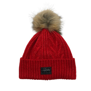 Unisex Superdry - Talvemüts, suurus 52 - 54 cm - Punane (1)