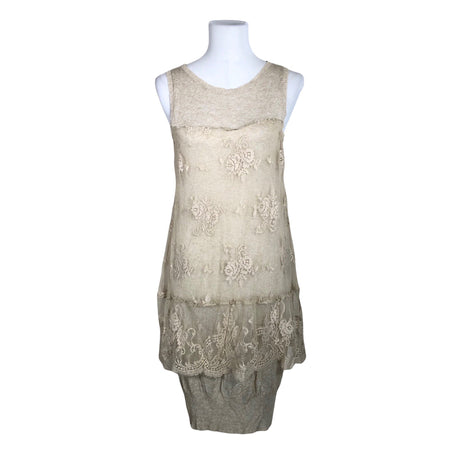 Unisex Lauren Vidal - Kootud tuunika, suurus 40 - Beige ()