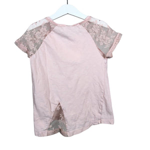 Unisex Lindex - T-särk, suurus 122 - 128 - Heleroosa (2)