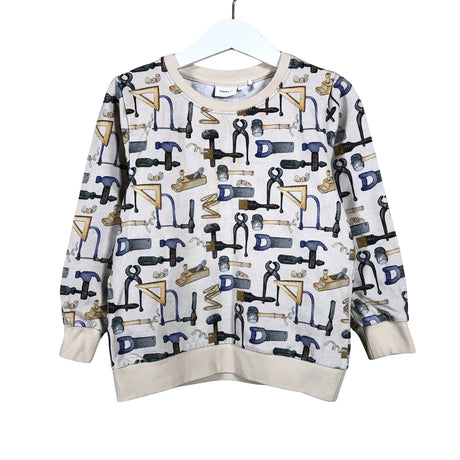 Unisex Name It - Trikotaažist pluus, suurus 98 - 104 - Beige ()