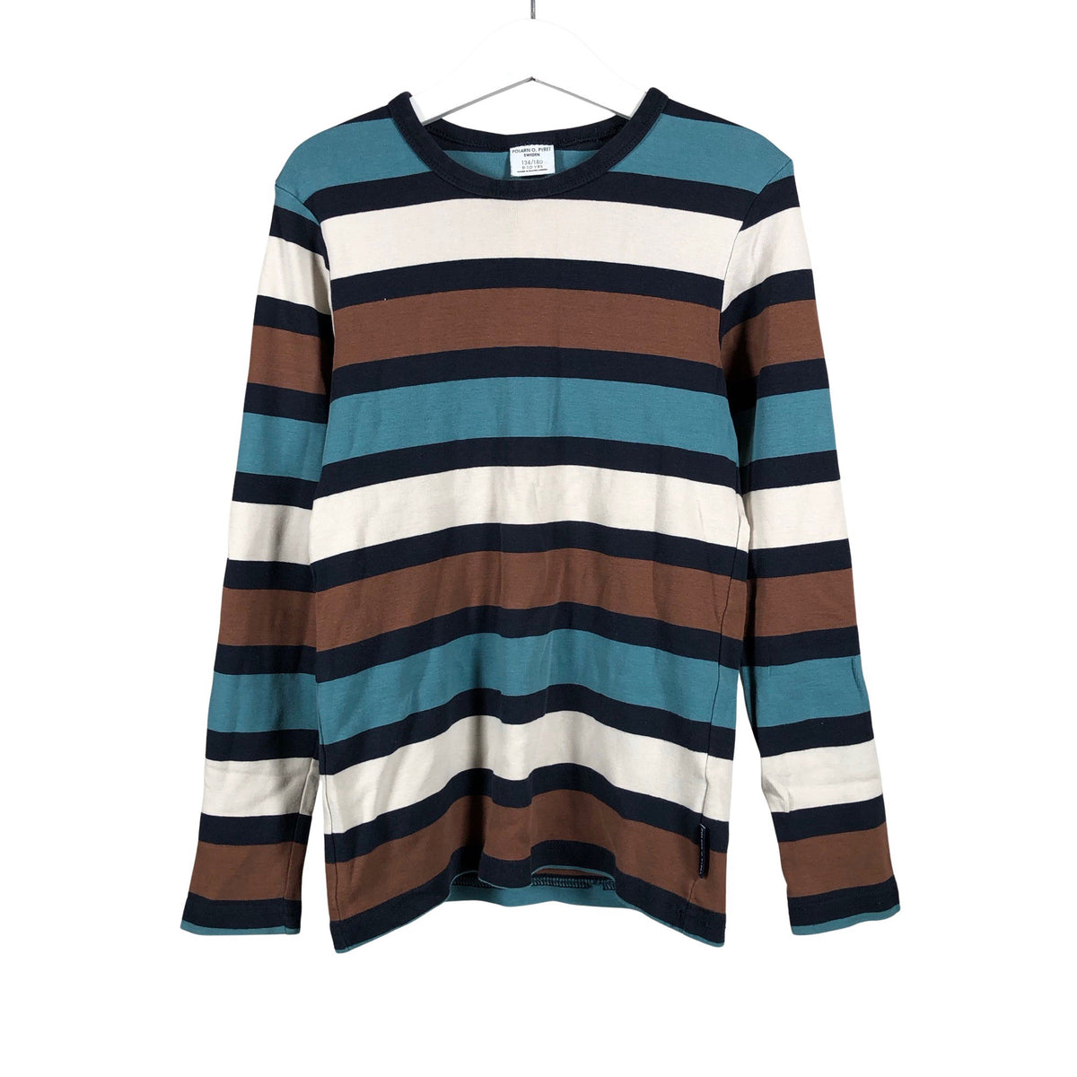 Unisex Polarn O. Pyret - Trikotaažist pluus, suurus 134 - 140 - Sinine (1)