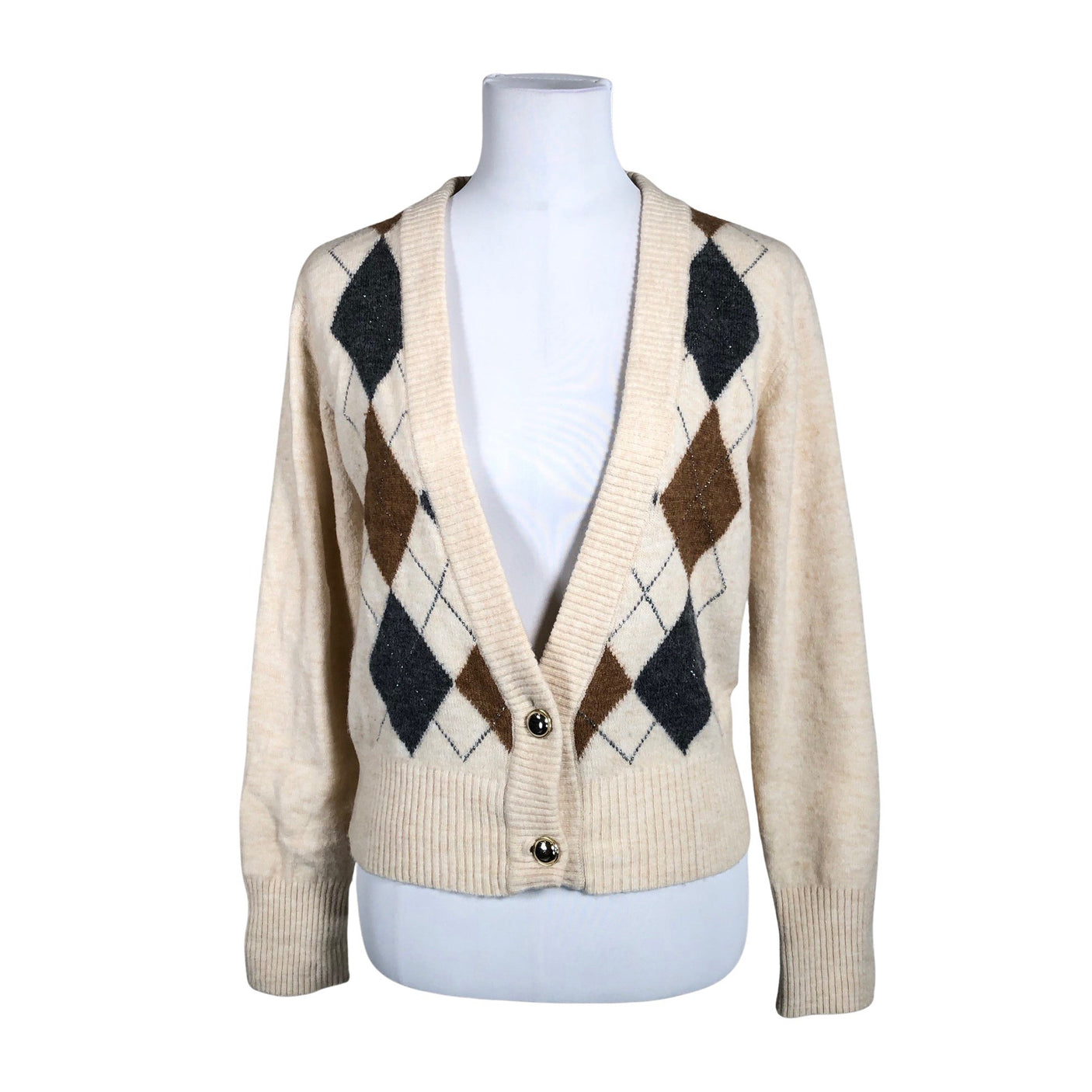 Unisex Marella - Kardigan, suurus 36 - Beige (1)