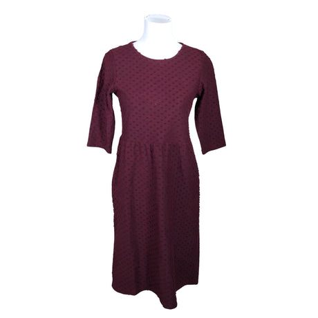 Unisex Aarrelabel - Trikotaažist kleit, suurus 36 - Veinipunane ()