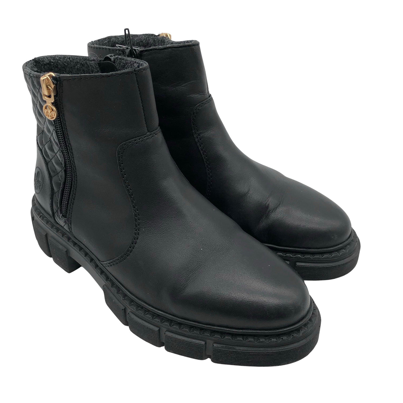 Unisex Rieker - Poolsaapad, suurus 38 - Must (3)