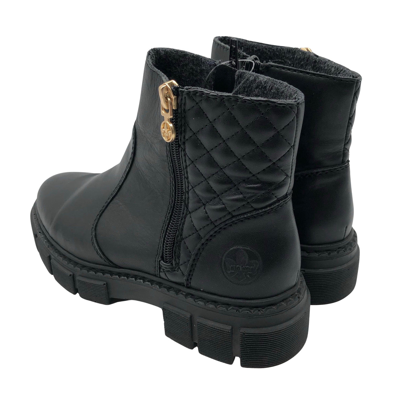 Unisex Rieker - Poolsaapad, suurus 38 - Must (2)
