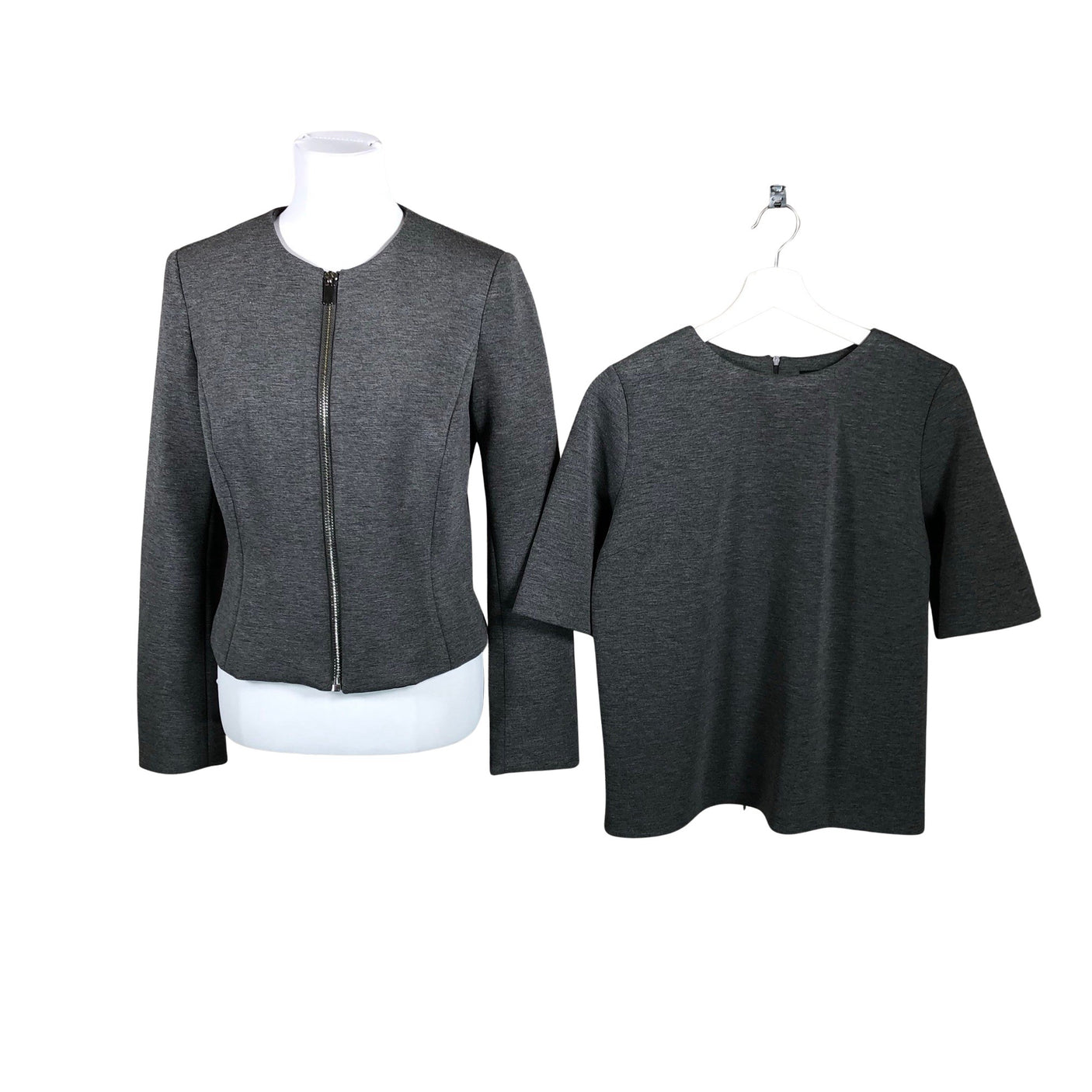 Unisex Your Face - Dressikangast jakk, suurus 38 - Hall (2)