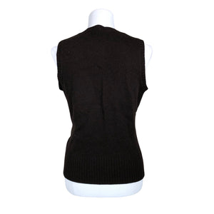 Unisex Tom Tailor - Kootud vest, suurus 40 - Pruun (2)