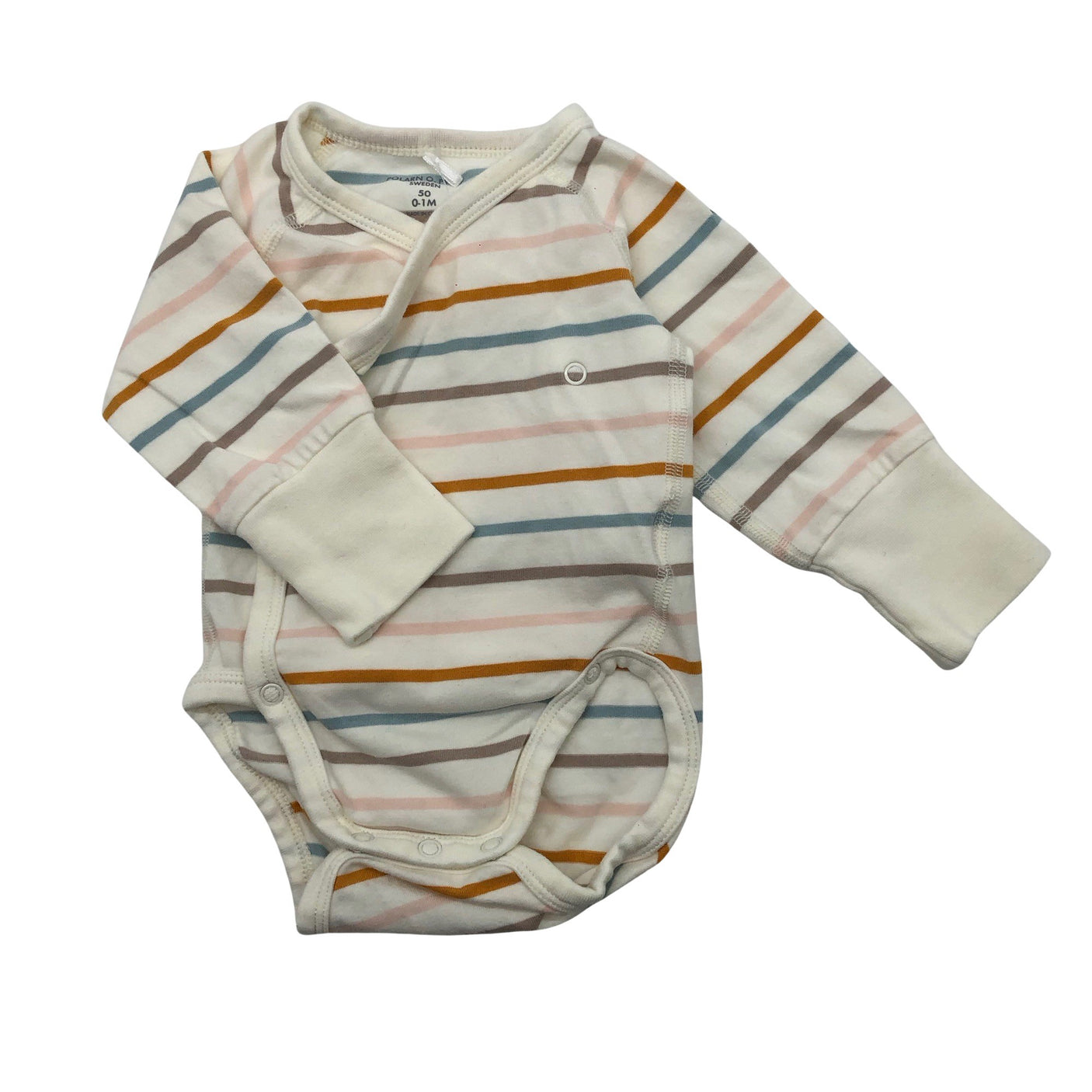 Unisex Polarn O. Pyret - Bodi, suurus 44 - 50 - Valge (1)