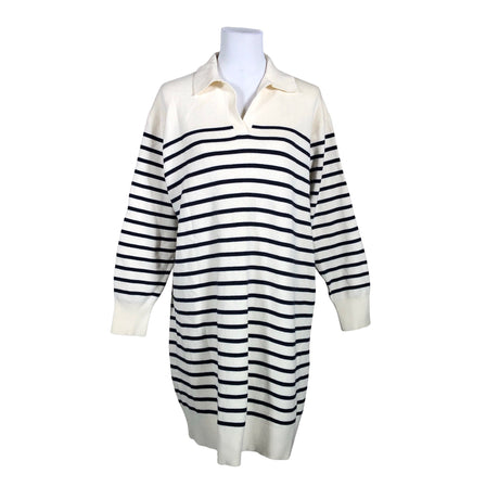 Unisex Uniqlo - Kootud kleit, suurus 40 - Looduslik valge ()