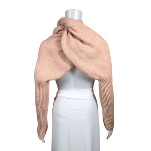 Unisex Handmade - Õlasall, suurus Maxi - Heleroosa (2)