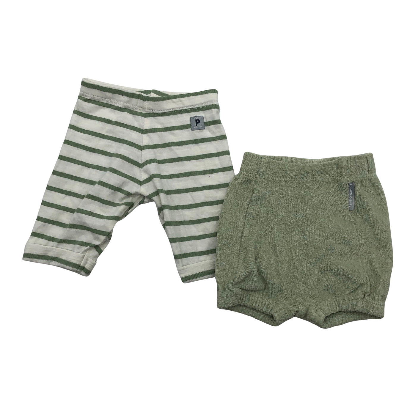 Unisex Polarn O. Pyret - Dressikangast lühikesed püksid, suurus 44 - 50 - Roheline (1)