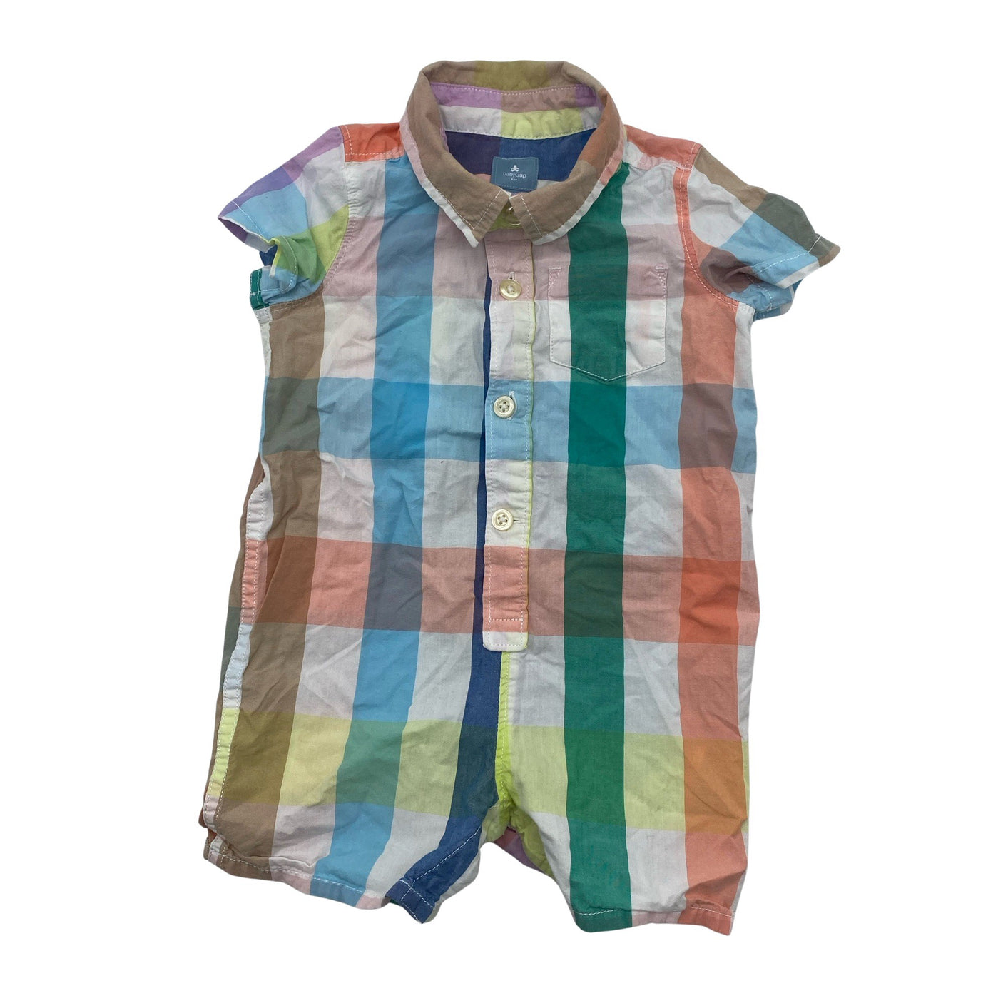 Unisex Gap - Lühike pükskostüüm, suurus 74 - 80 - Valge (1)