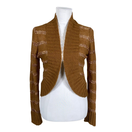 Unisex Soyaconcept - Kootud boolero, suurus 38 - Pruun ()