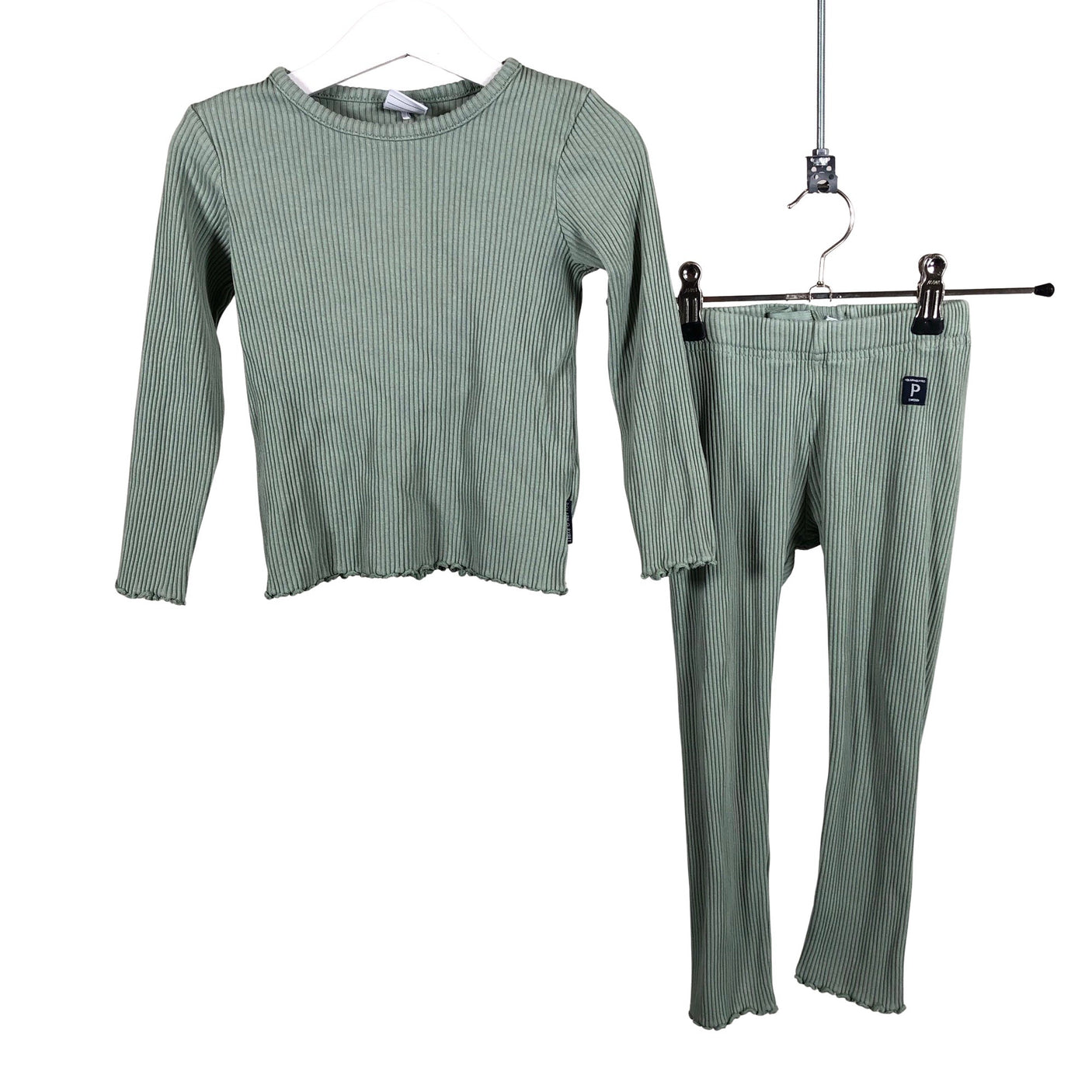 Unisex Polarn O. Pyret - Retuusid, suurus 98 - 104 - Roheline (1)