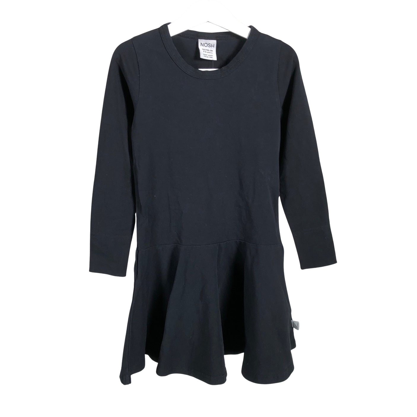 Unisex NOSH - Trikotaažist kleit, suurus 110 - 116 - Must (1)