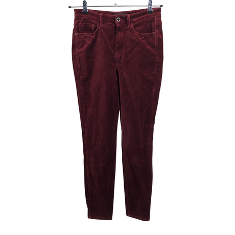 Unisex Massimo Dutti - Sametpüksid, suurus 38 - Veinipunane ()