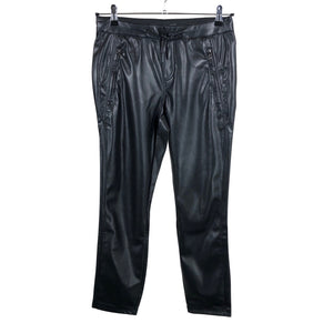 Unisex Red Button - Nahkpüksid, suurus 38 - Must (1)