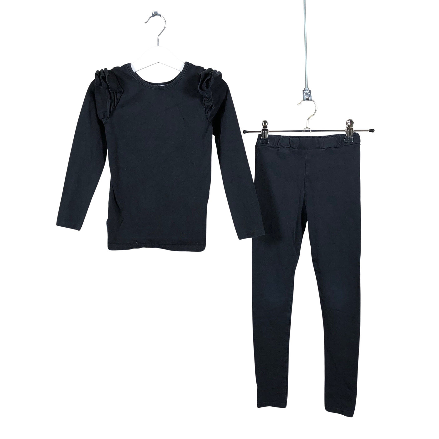 Unisex Gugguu - Trikotaažist püksid, suurus 110 - 116 - Must (1)