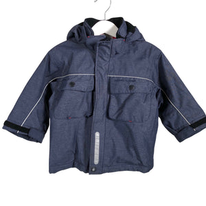 Unisex Polarn O. Pyret - Õhem talvejope, suurus 98 - 104 - Must (1)