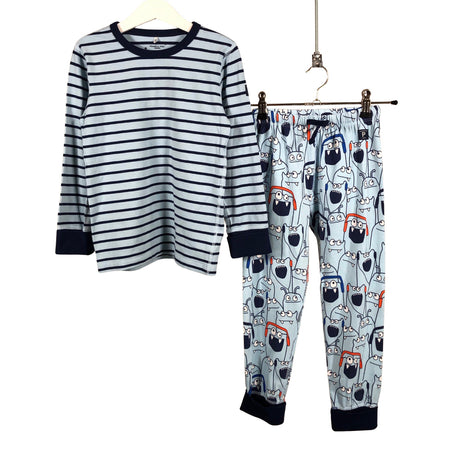 Unisex Polarn O. Pyret - Ööpesu, suurus 110 - 116 - Helesinine ()