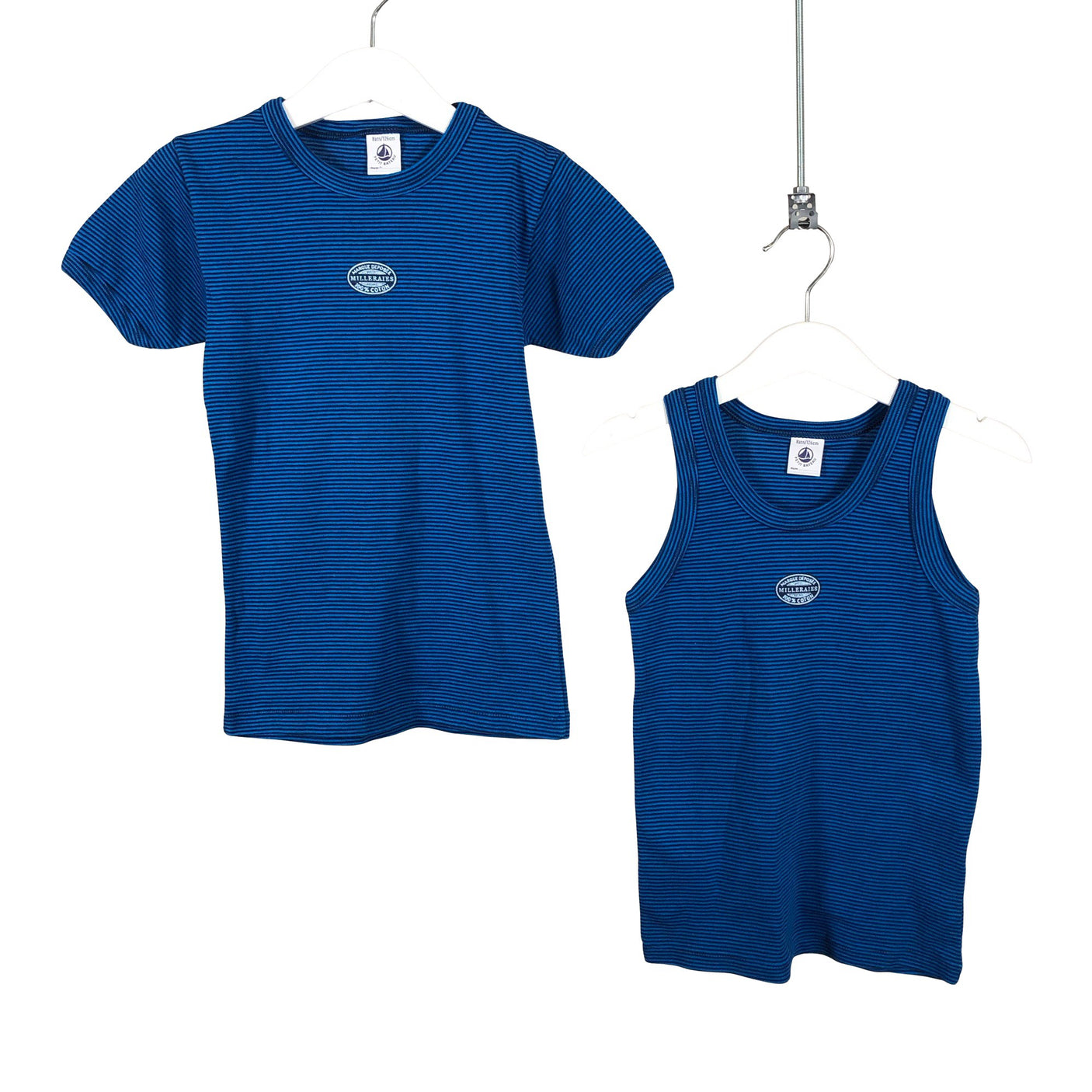 Unisex Petit Bateau - T-särk, suurus 122 - 128 - Sinine (1)