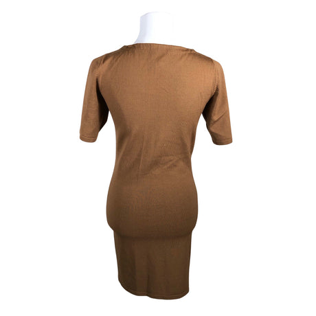 Unisex Filippa K. - Kootud kleit, suurus 36 - Pruun (2)