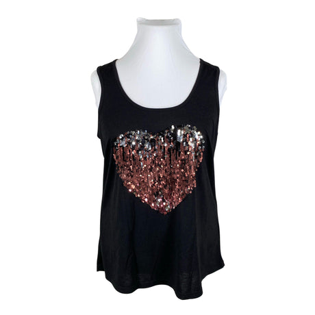 Unisex Zay - Trikotaažist topp, suurus 44 - Must ()