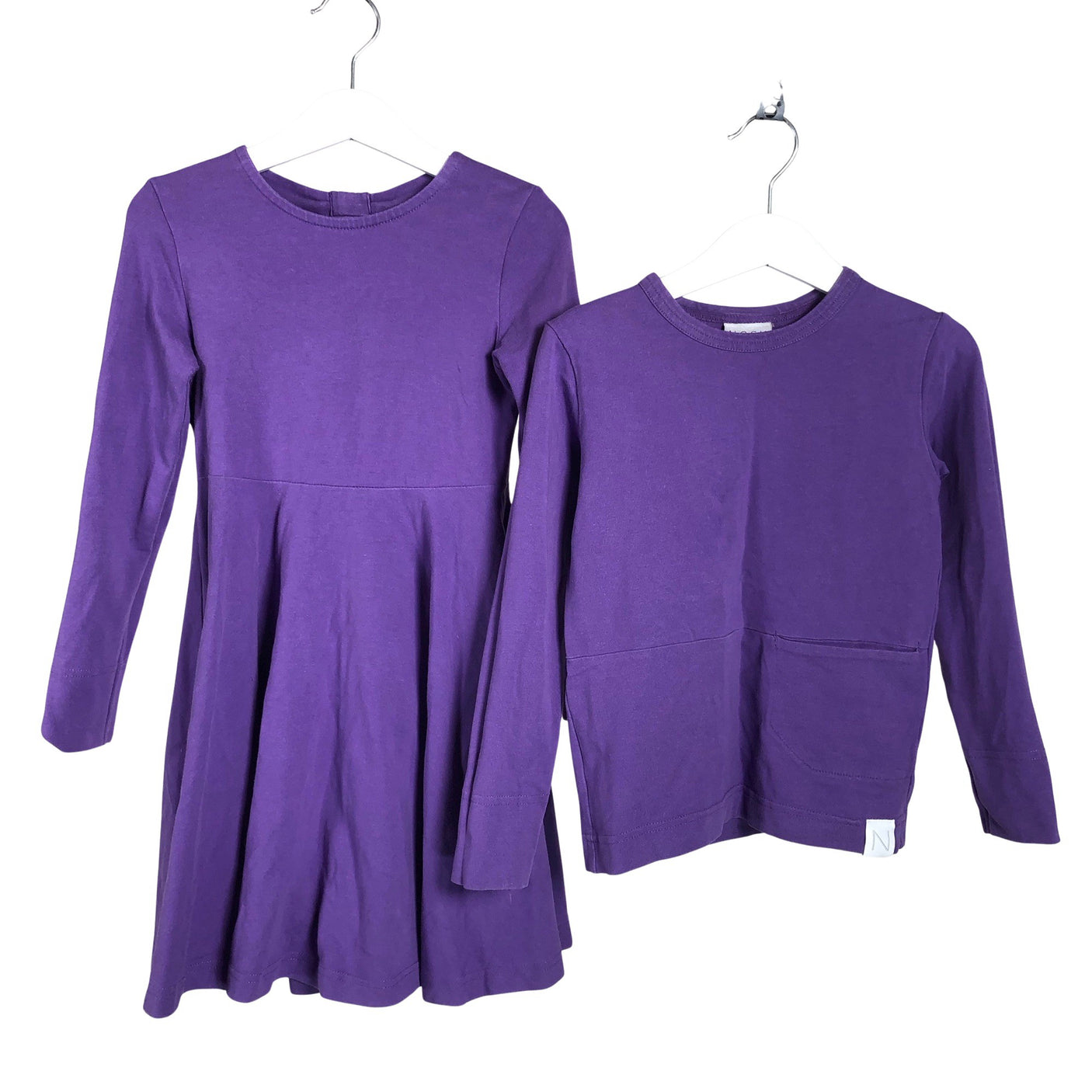 Unisex NOSH - Trikotaažist kleit, suurus 110 - 116 - Lilla (1)