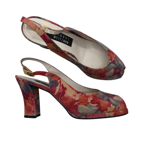 Unisex Stuart Weitzman - Lahtise ninaga kontsakingad, suurus 39 - Punane ()