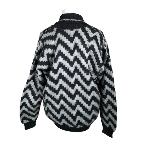 Unisex Handmade - Kardigan, suurus 42 - Must (2)
