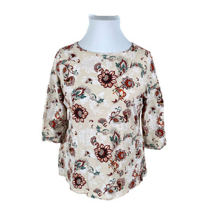 Unisex Per Una by Marks & Spencer - Trikotaažist pluus, suurus 44 - Beige (1)