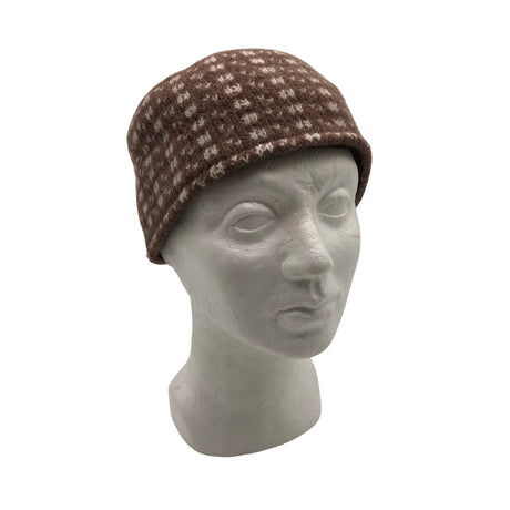 Unisex Handmade - Müts, suurus 54 - 56 cm - Pruun ()