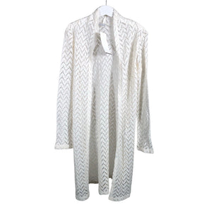 Unisex Lindex - Kardigan, suurus 134 - 140 - Looduslik valge (1)
