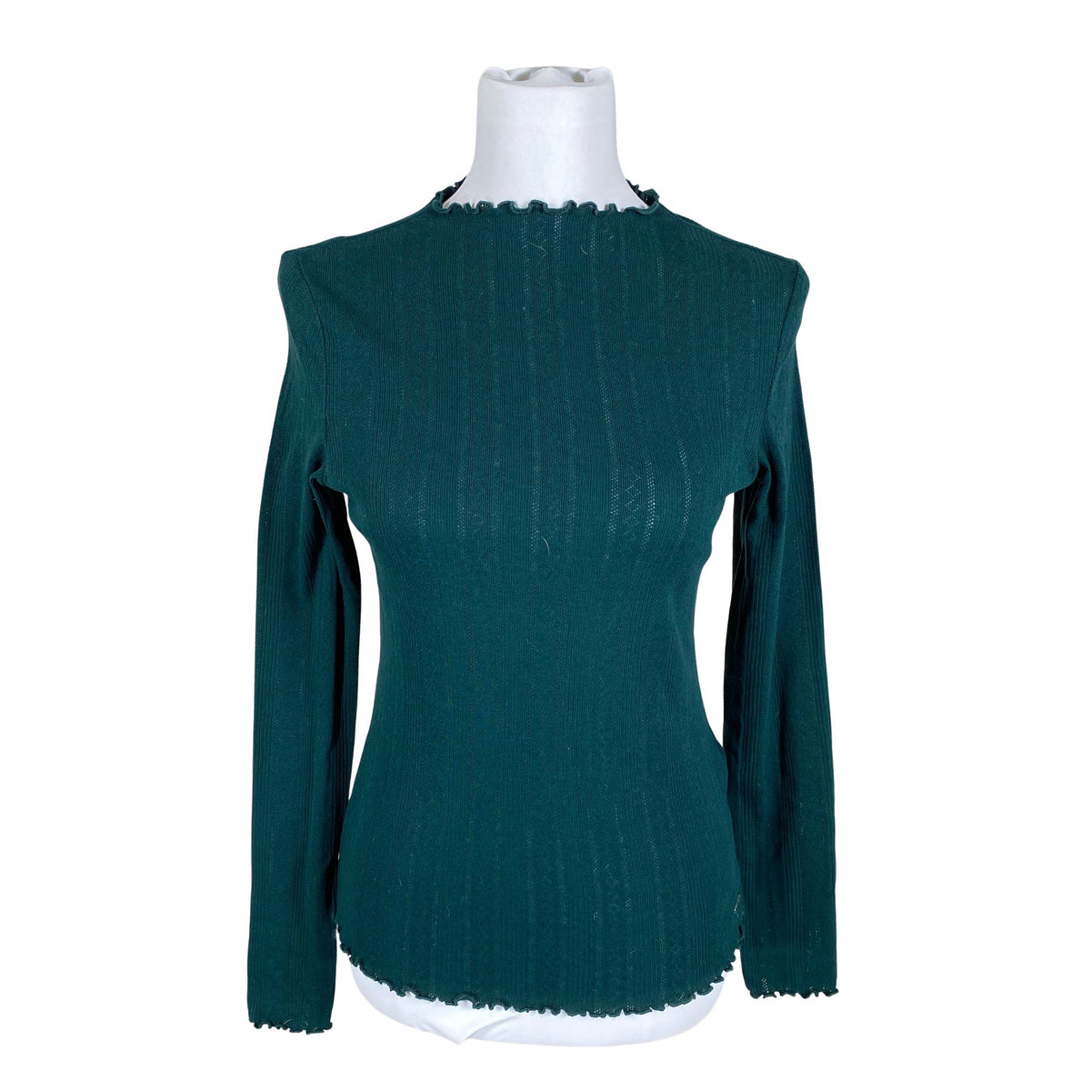 Unisex Tom Tailor - Trikotaažist pluus, suurus 36 - Roheline (1)