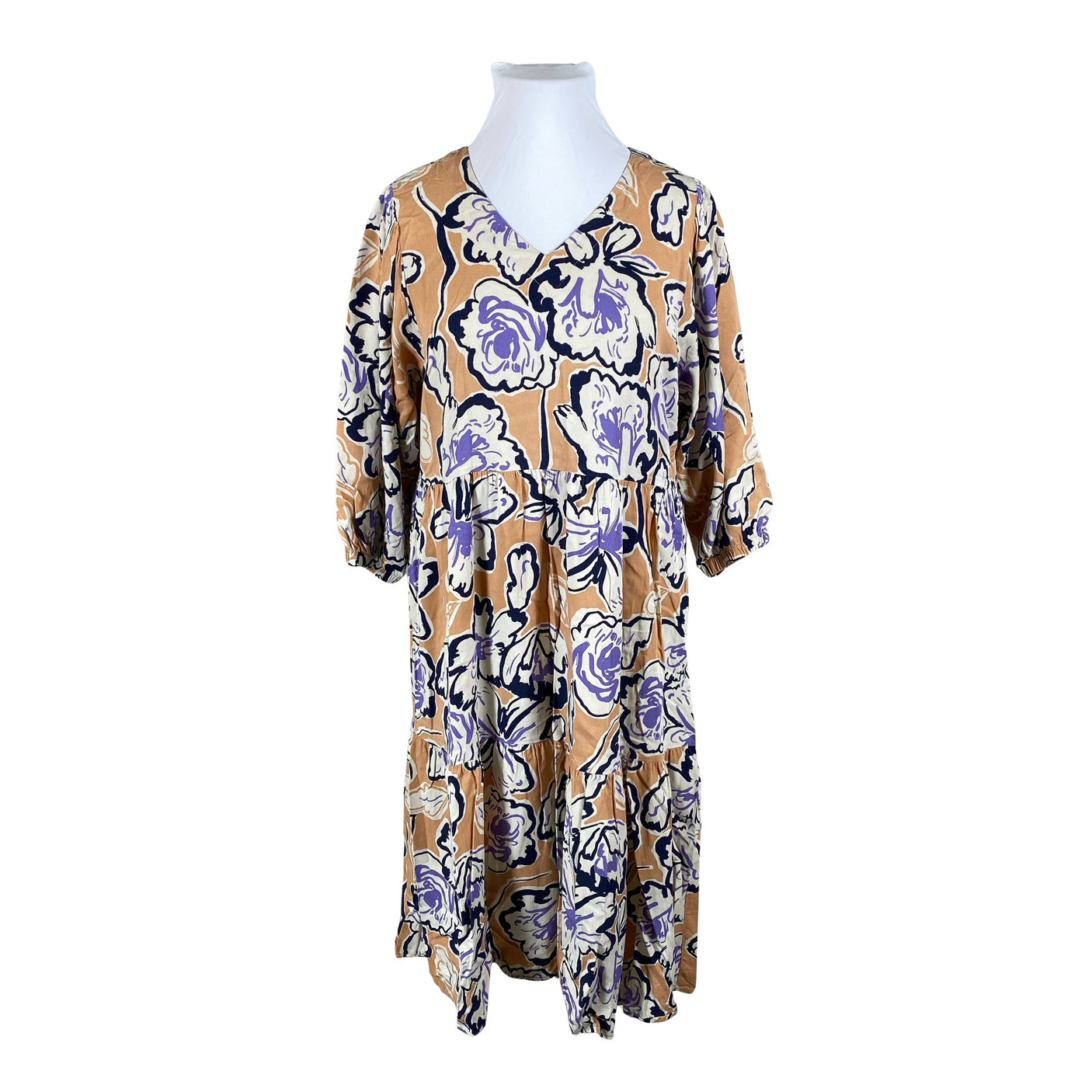 Unisex Nanso - Õhuke kleit, suurus 42 - Oranž (1)