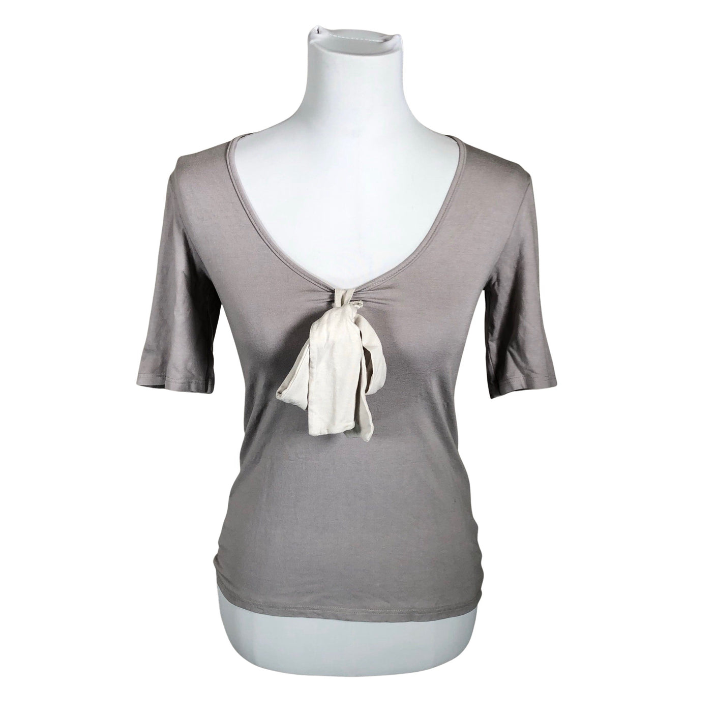 Unisex Nanso - Trikotaažist pluus, suurus 36 - Hall (1)