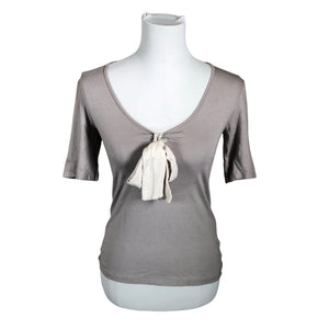 Unisex Nanso - Trikotaažist pluus, suurus 36 - Hall (1)