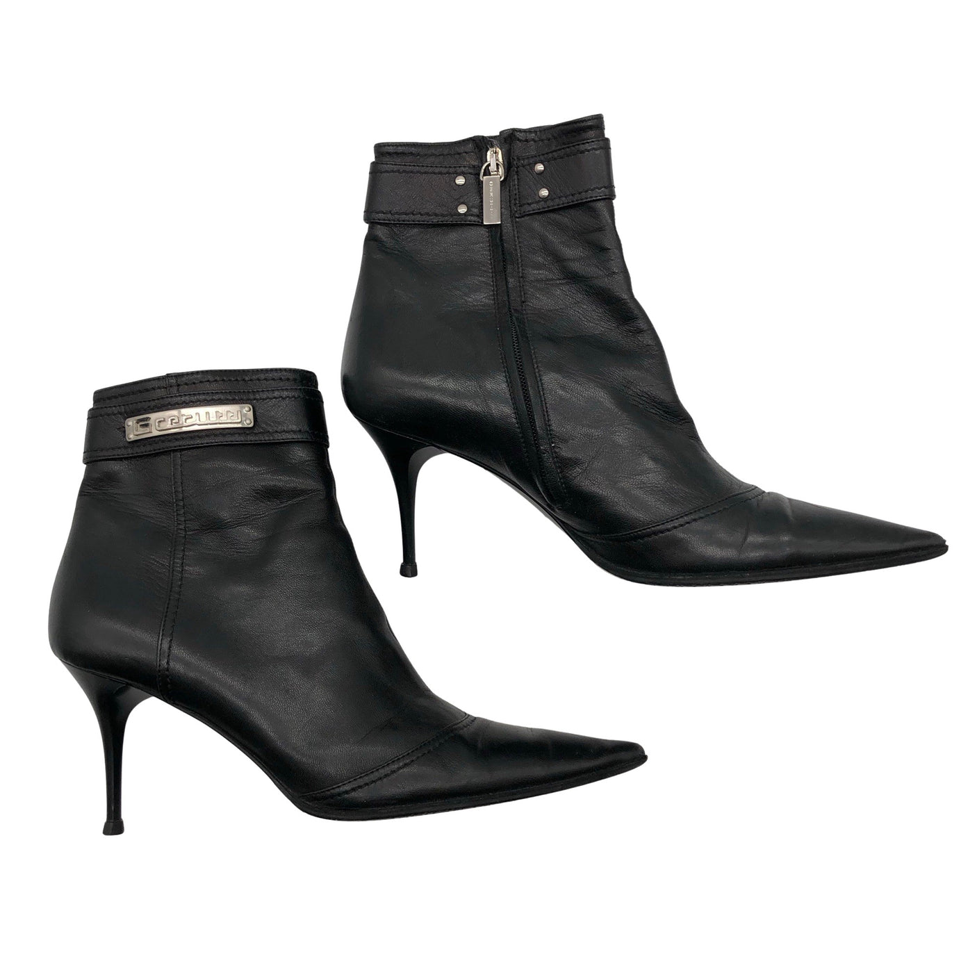 Unisex Cerruti - Poolsaapad, suurus 40 - Must (1)