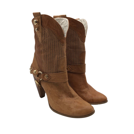 Unisex Barbara Bucci - Poolsaapad, suurus 40 - Pruun (2)
