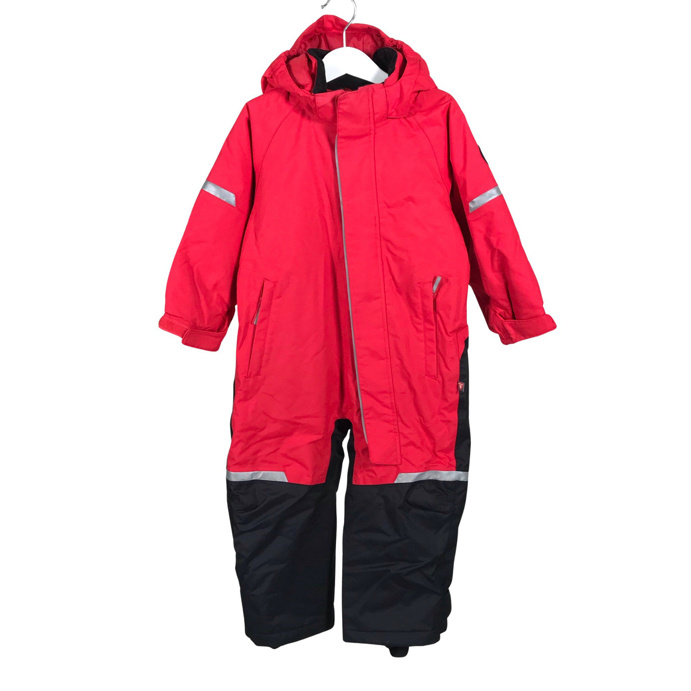 Unisex Polarn O. Pyret - Talvekombinesoon, suurus 92 - 98 - Punane (1)
