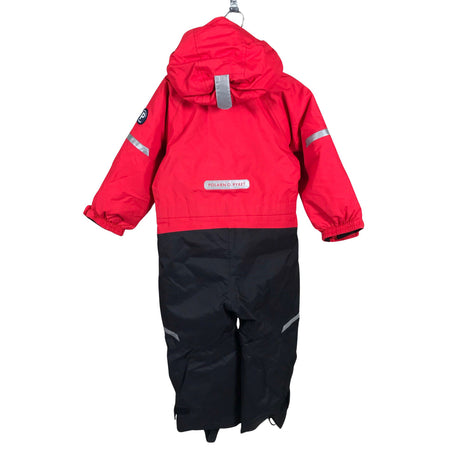 Unisex Polarn O. Pyret - Talvekombinesoon, suurus 92 - 98 - Punane (2)